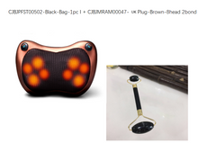 Load image into Gallery viewer, Electric Heating Neck Shoulder Back Massage Pillow