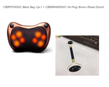 Load image into Gallery viewer, Electric Heating Neck Shoulder Back Massage Pillow